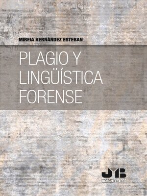 cover image of Plagio y lingüística forense